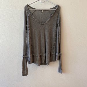 Gray Free People top!